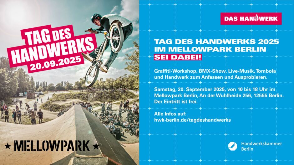 Einladung zum Tag des Handwerks in Berlin 2025